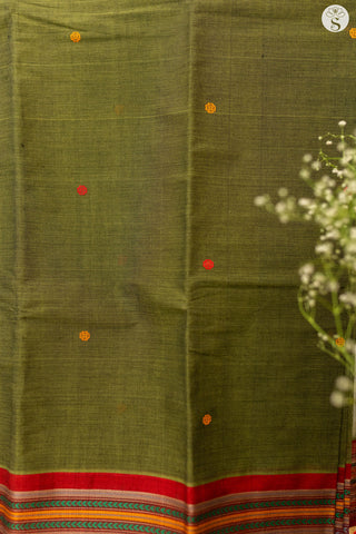Mushru Varigal - Cotton - Foliage Green