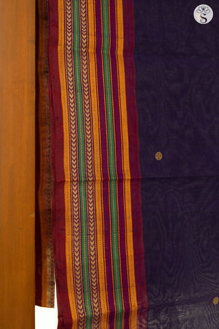 Mushru Varigal - Cotton - Violet Blue