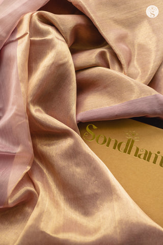 Chanderi Silk Cotton - Berry Kondaatum - Baby Pink