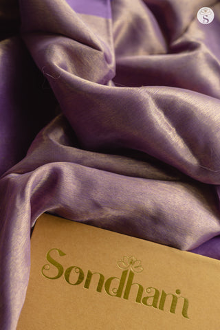 Chanderi Silk Cotton - Berry Kondaatum - Lavender