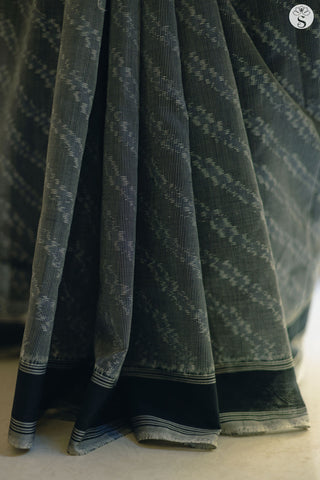 Ikat - Black with White Ikat motifs
