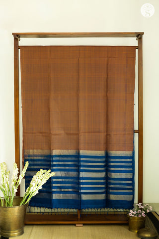 Soft Silk - Orange with Blue