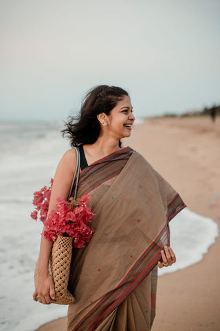 Mushru Varigal - Cotton - Beach Beige