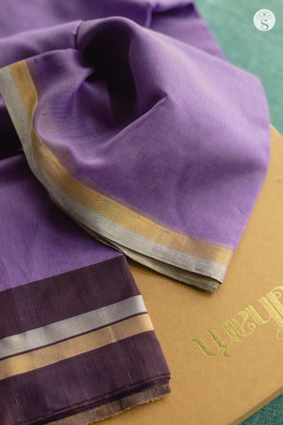 Chanderi Silk Cotton - Berry Kondaatum - Lavender