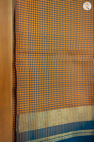 Soft Silk - Orange with Blue